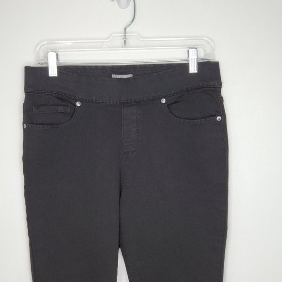Martha Stewart Stretchy Skinny Black Ankle Jeans Size 10P - Picture 2 of 11